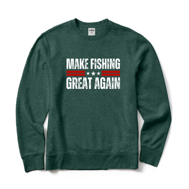 Make Fishing Great Again Crewneck Sweatshirt