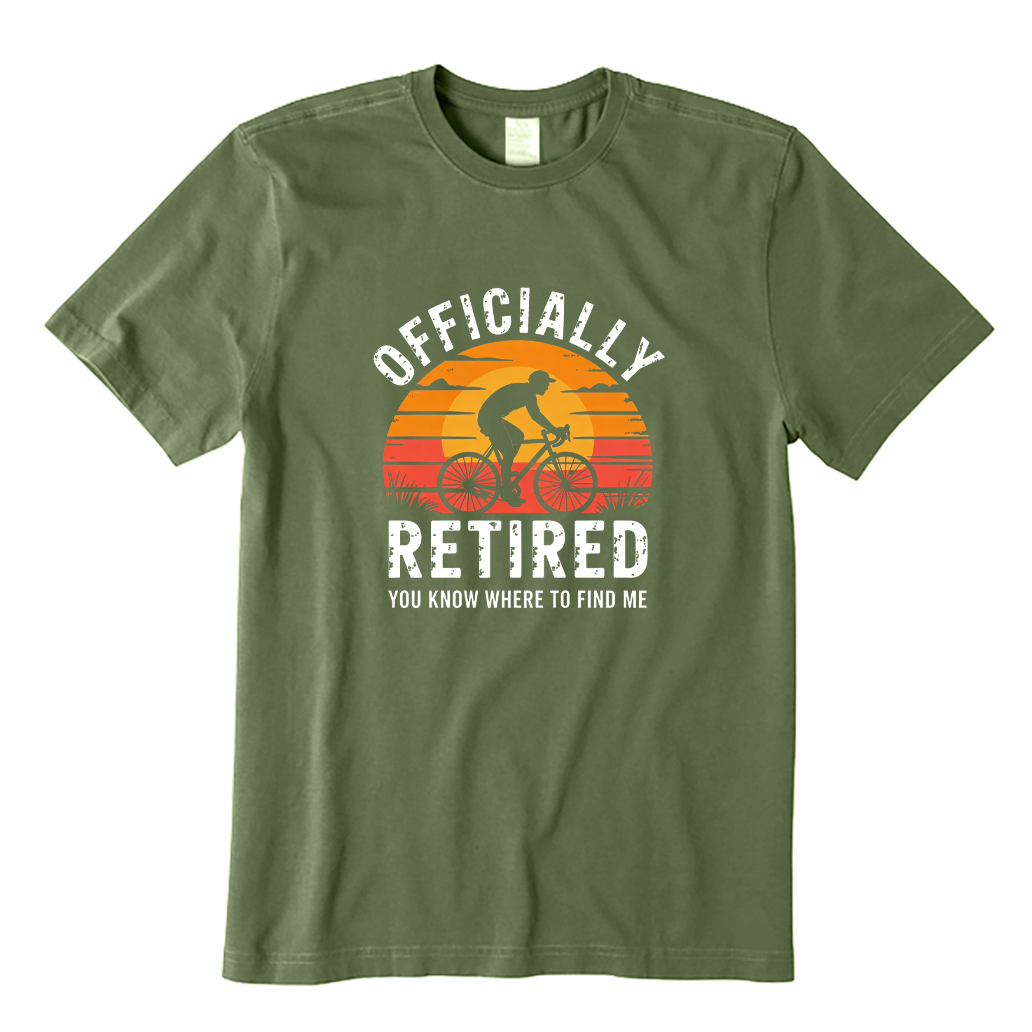 Officially Retired Officially Cycling T-shirt
