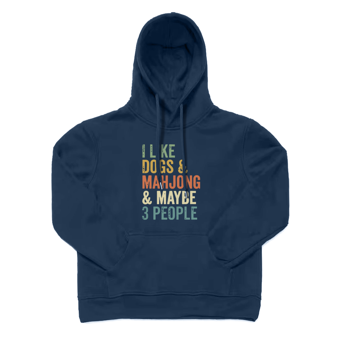 I Like Dogs & Mahjong & Maybe 3 People Hoodie