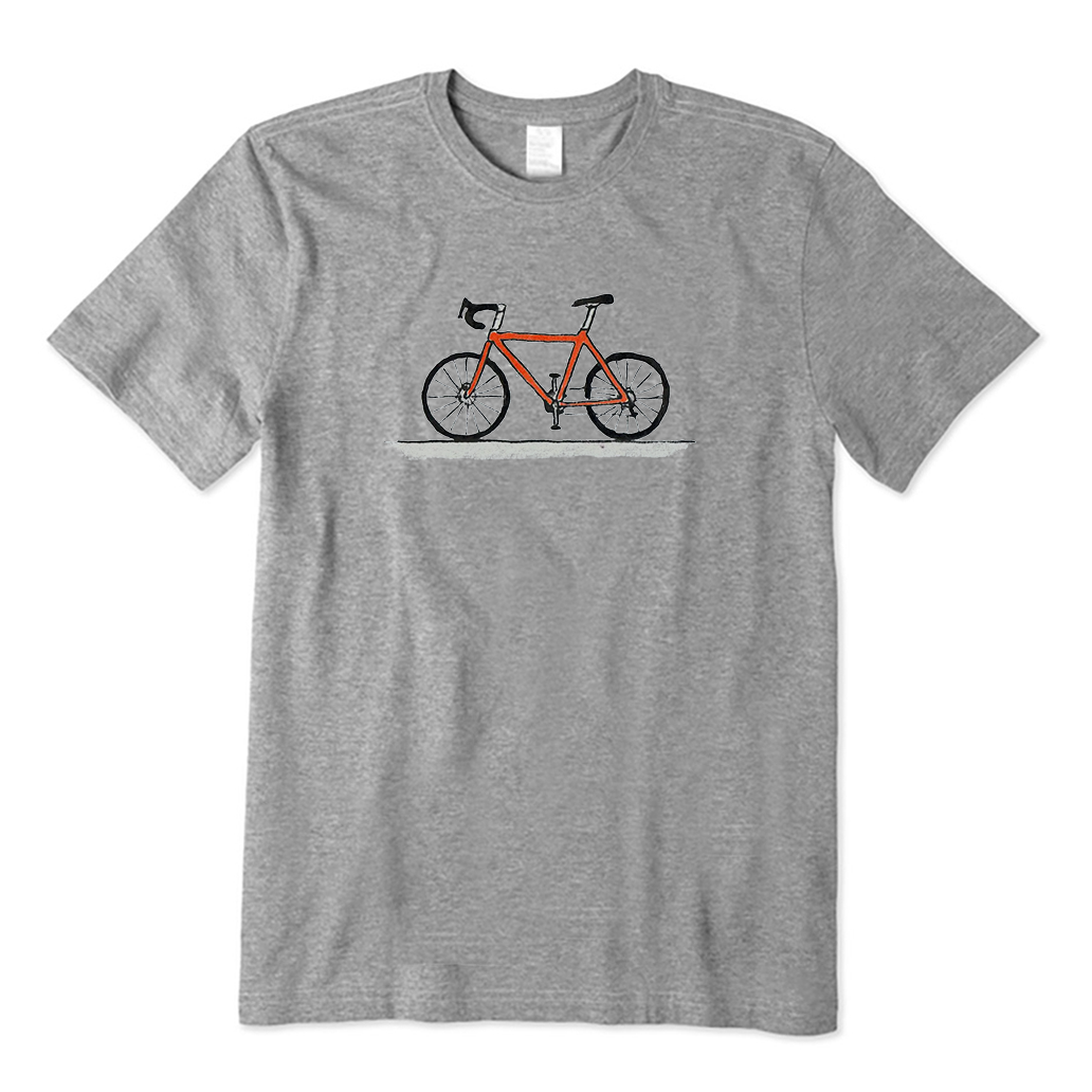 Red road bike T-Shirt