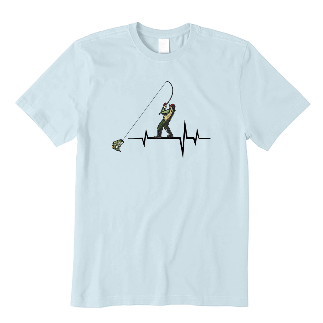 Fish Pulse Line Fishing Lover T-Shirt