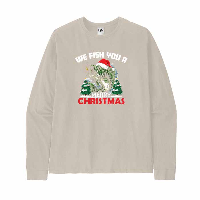 We Fish You A Merry Christmas Long Sleeve T-Shirt