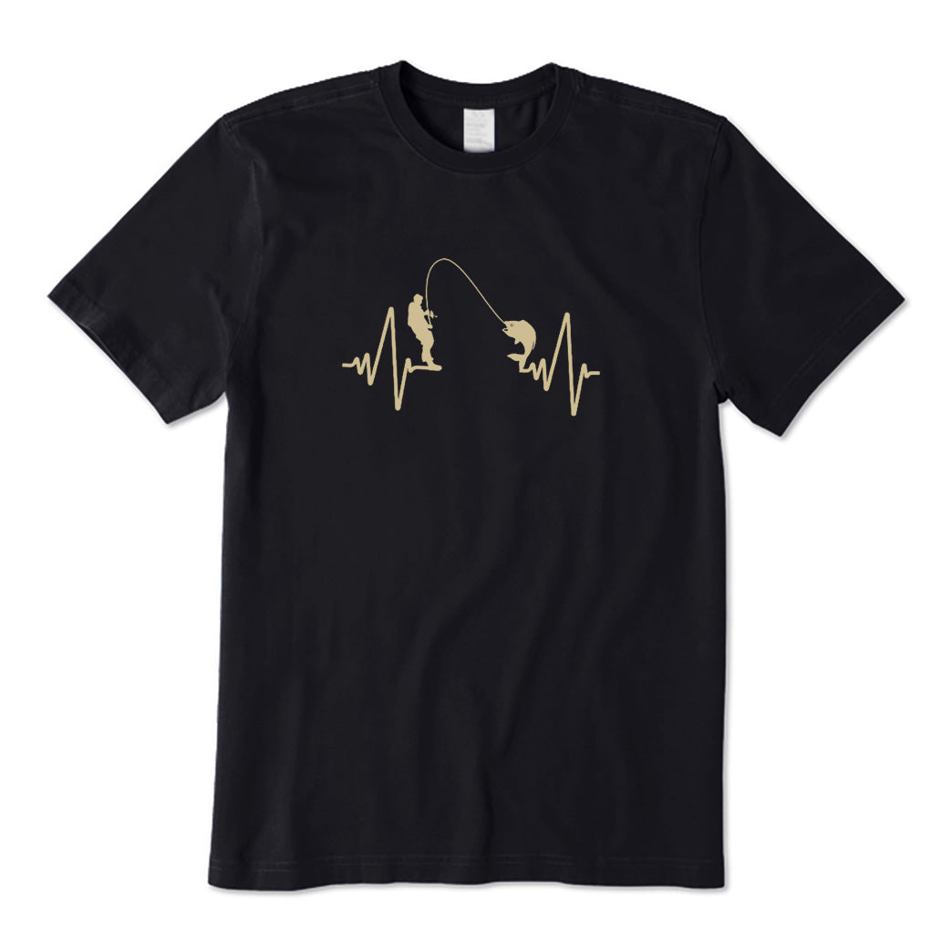 Fishing Heartbeat T-Shirt