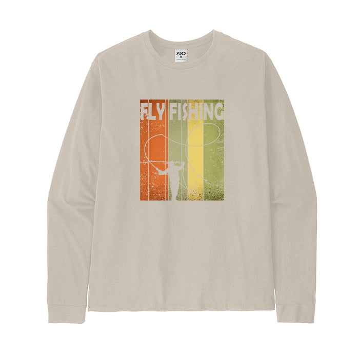 Vintage Fly Fishing Long Sleeve T-Shirt