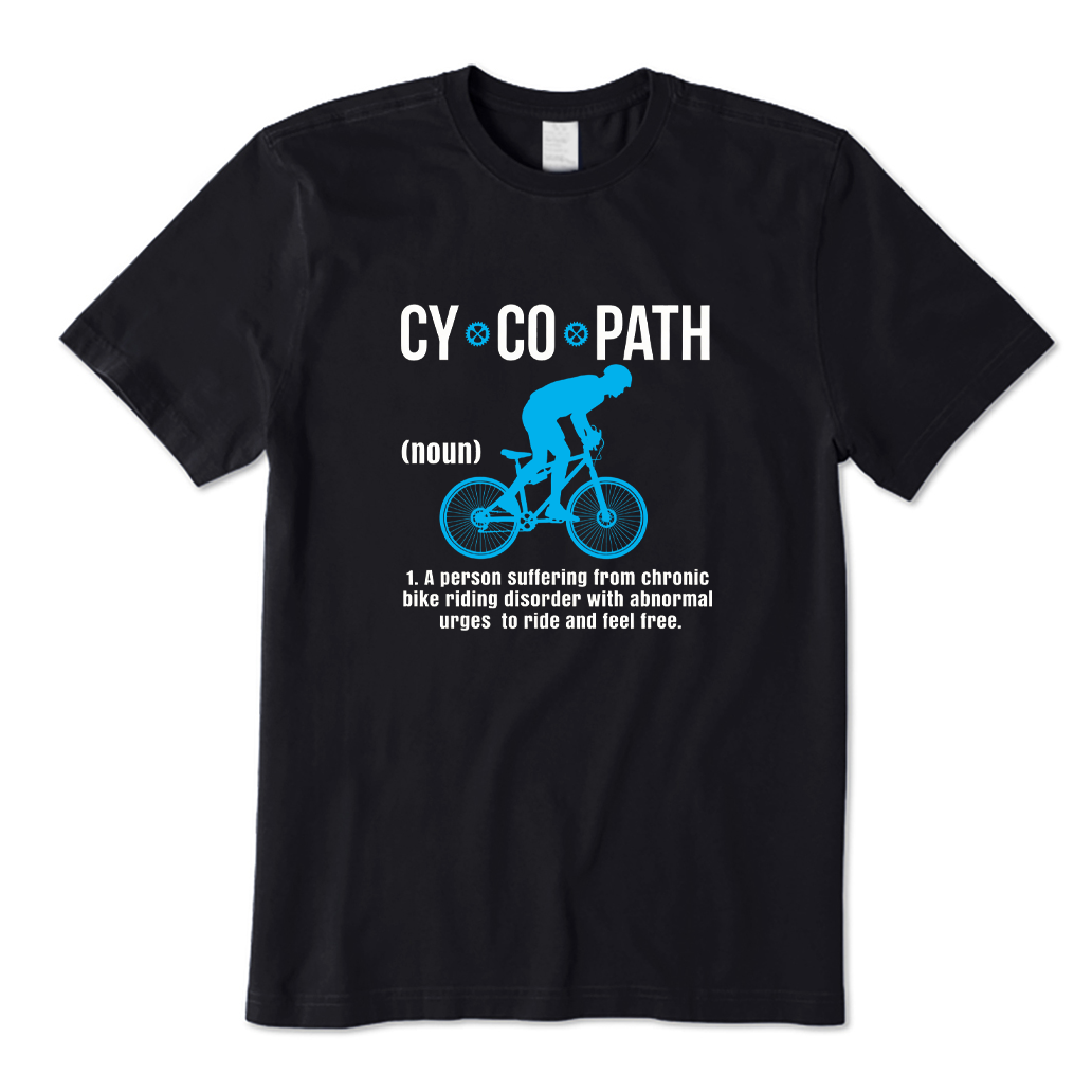Cyclopath A Person Addicted To Cycling T-shirt