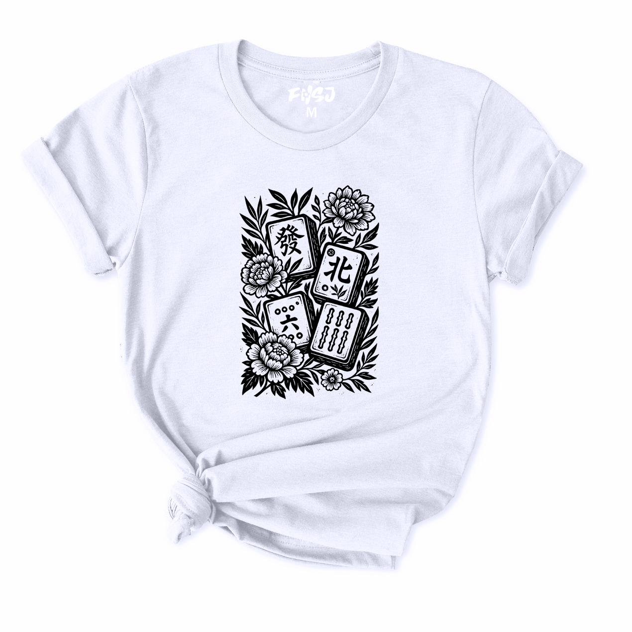 Floral Mahjong T-Shirt for Women