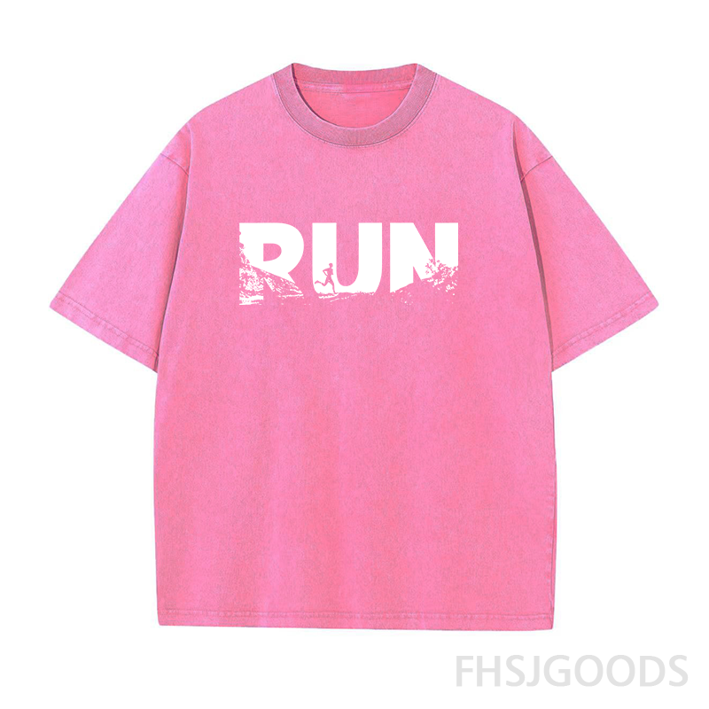Run Unisex Distressed T-Shirt