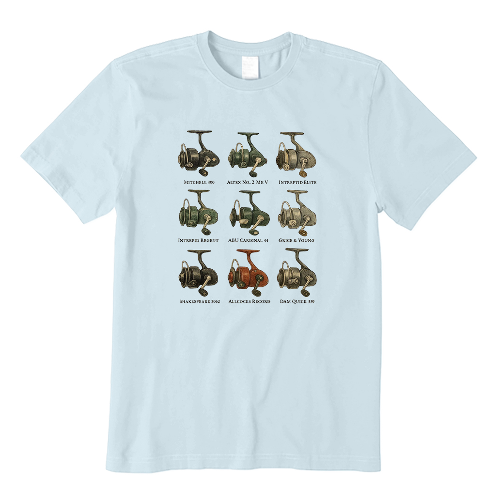 Fixed Spool Reels Fishing T-Shirt