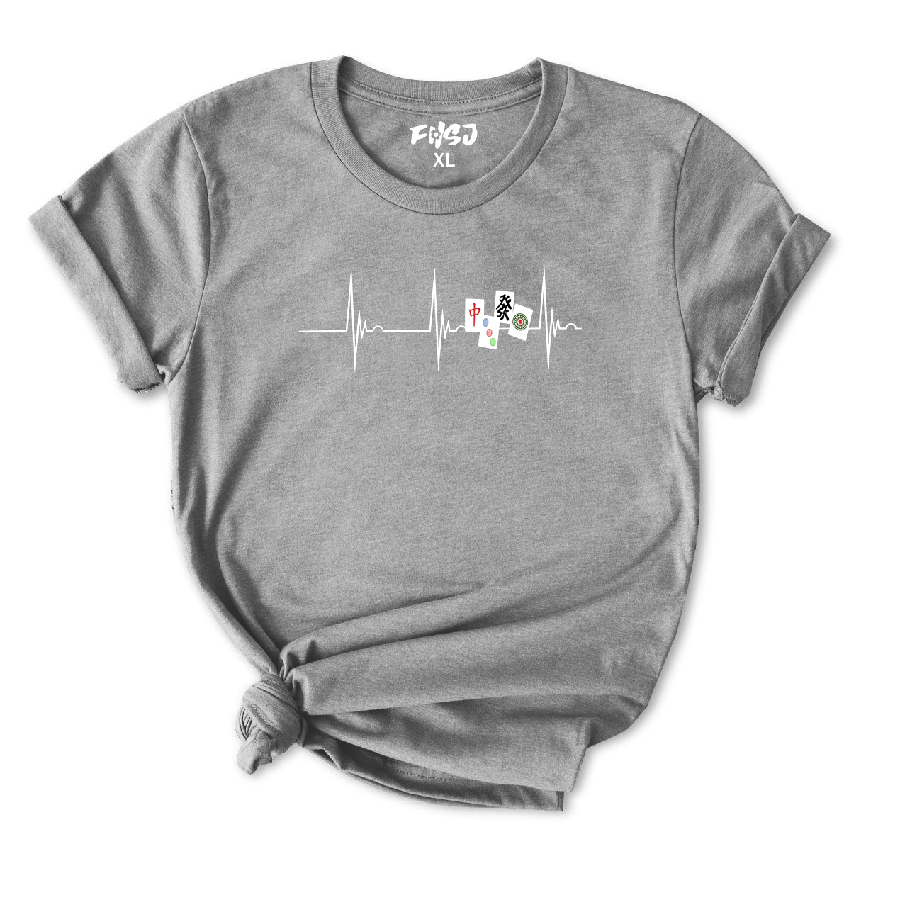 Mahjong Heartbeat T-Shirt for Women