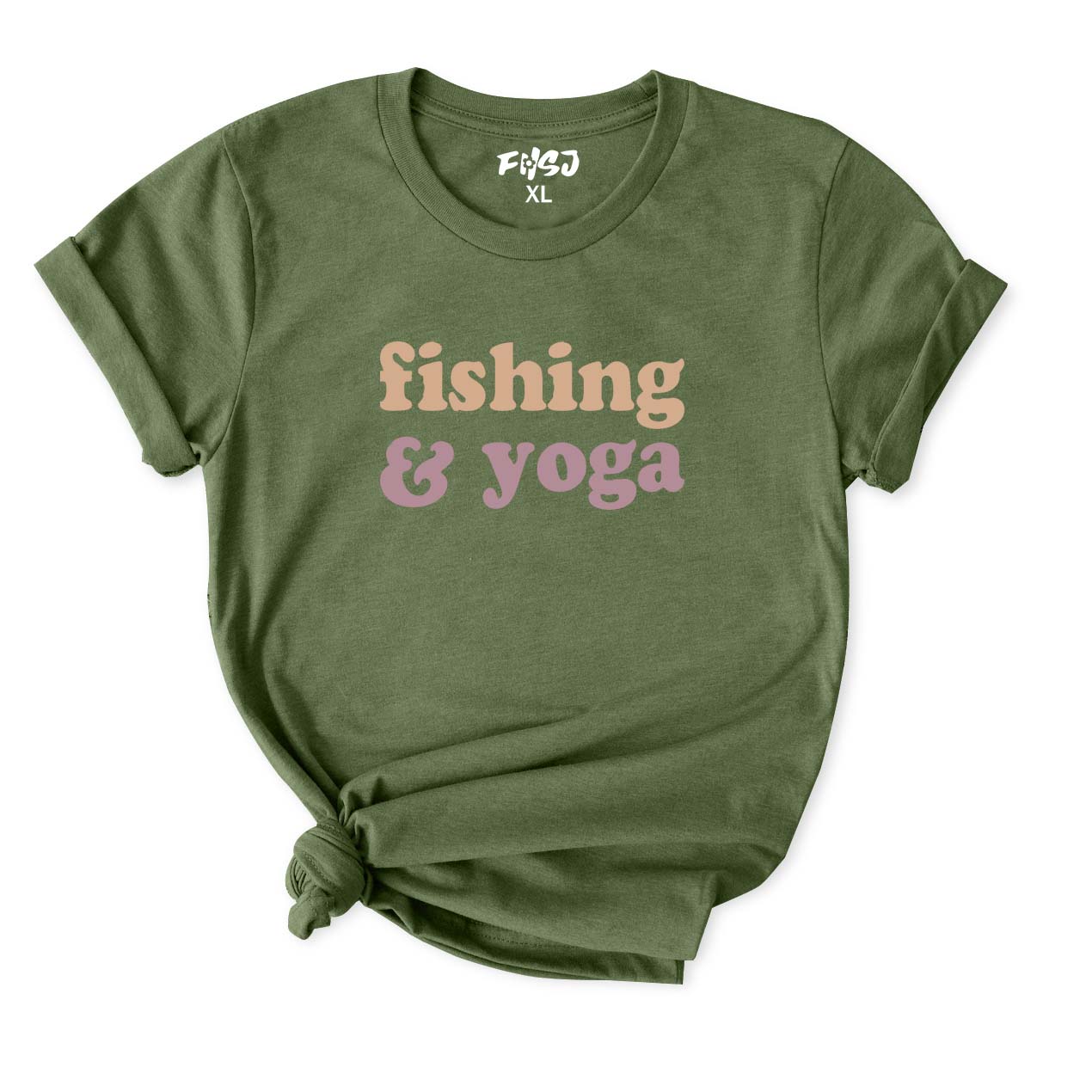 Fishing and Yoga T-Shirt for Women