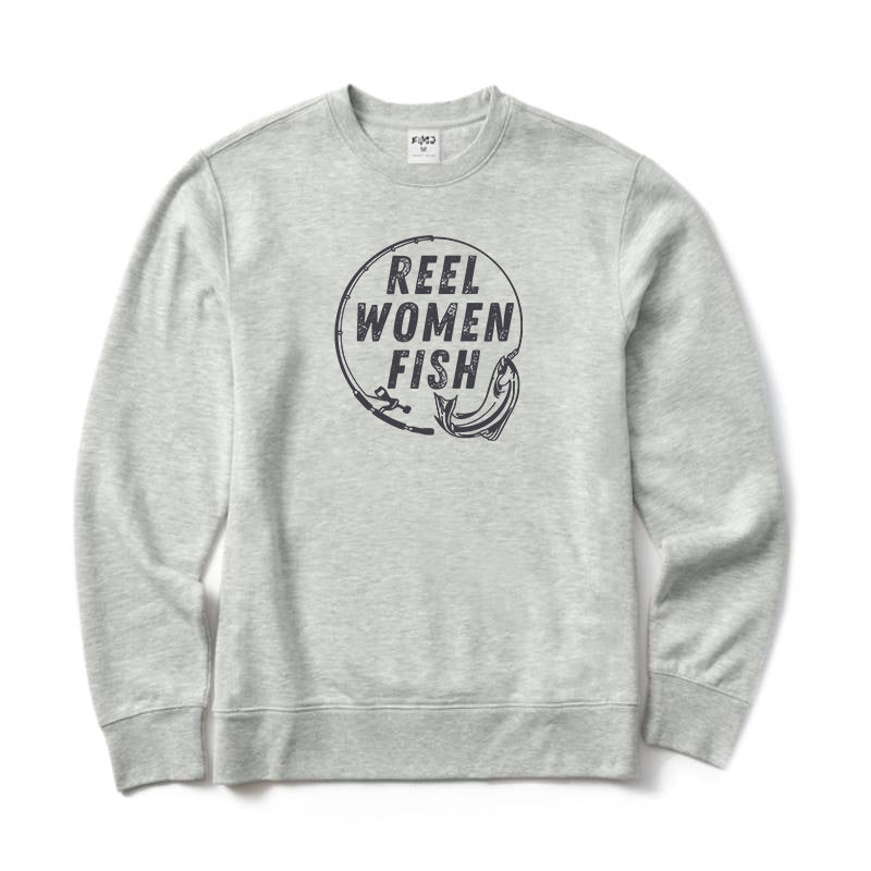 Reel Women Fish Crewneck Sweatshirt