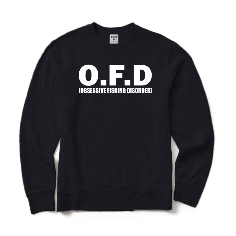 O.F.D Obsessive Fishing Disorder Crewneck Sweatshirt