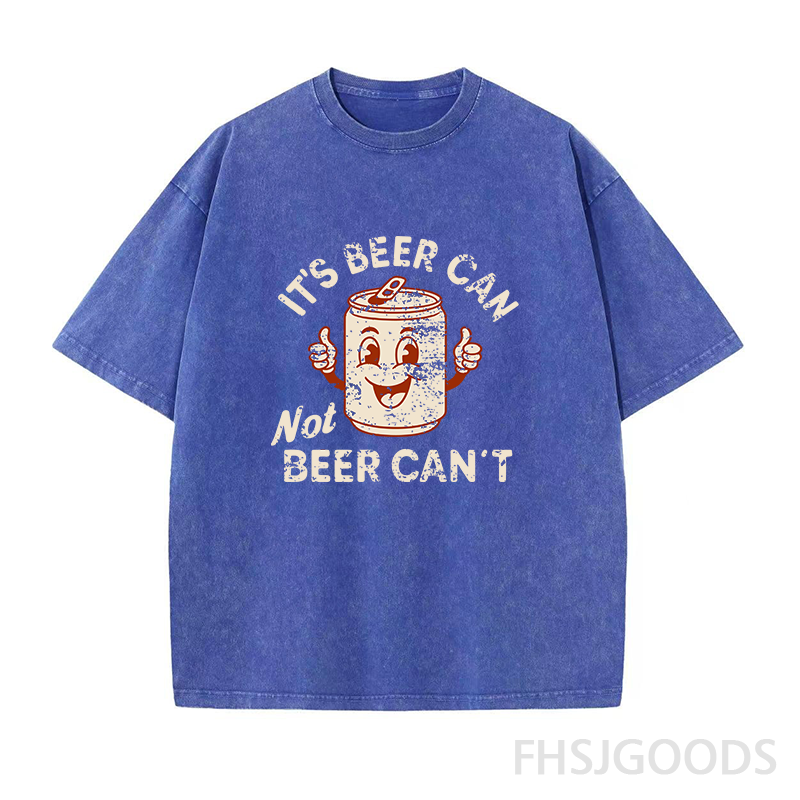 It's Beer Can Not Beer Can't Unisex Distressed T-Shirt