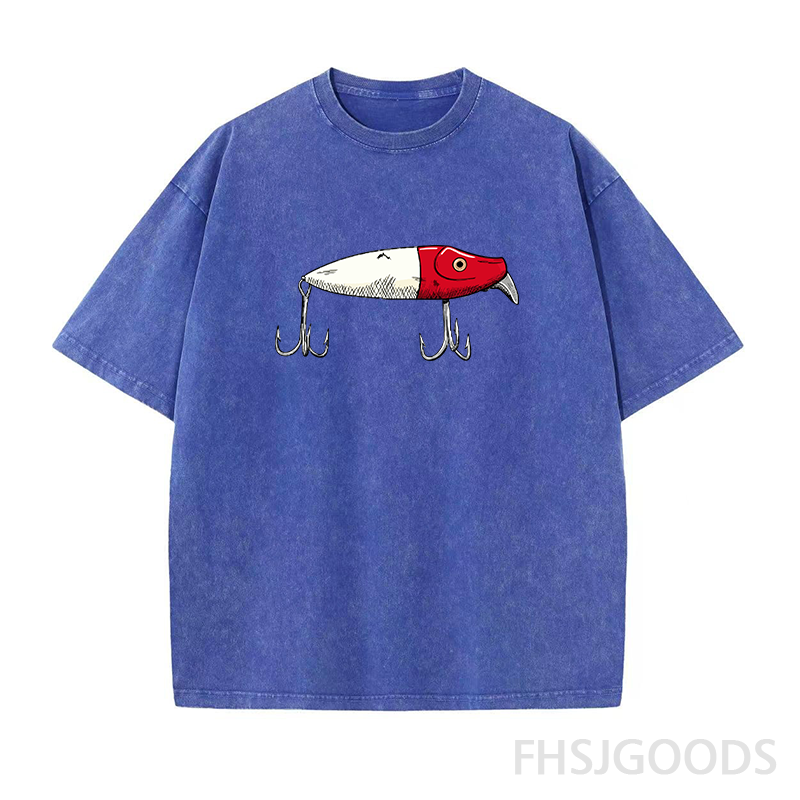 Vintage Fishing Lure Unisex Distressed T-Shirt