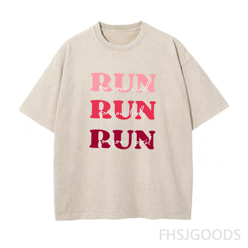 Run For Your Mind Unisex Distressed T-Shirt