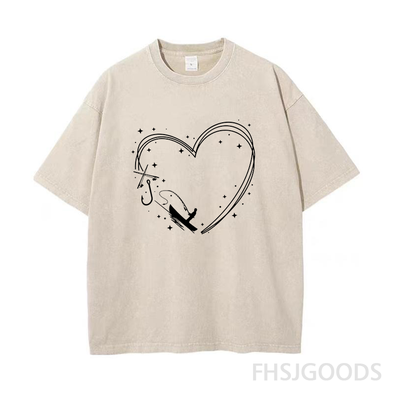 Love Fishing Unisex Distressed T-Shirt