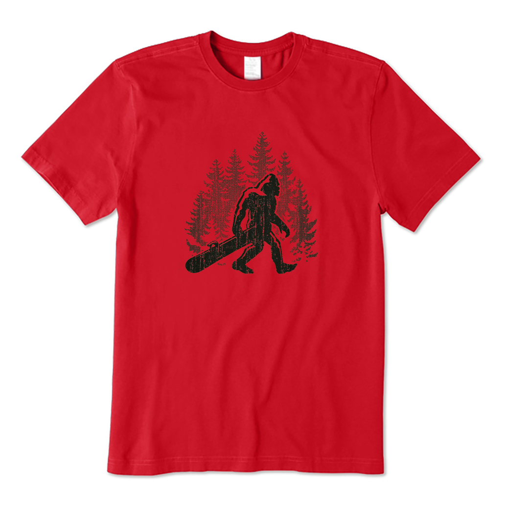 Bigfoot Snowboarder T-shirt