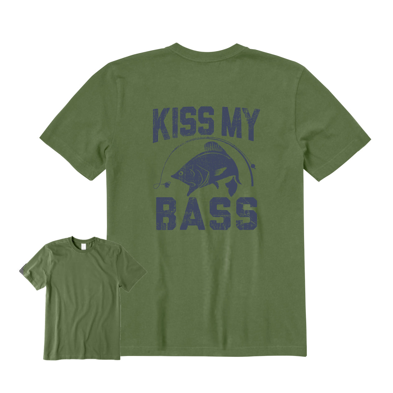Kiss My Bass Back Graphic T-Shirt