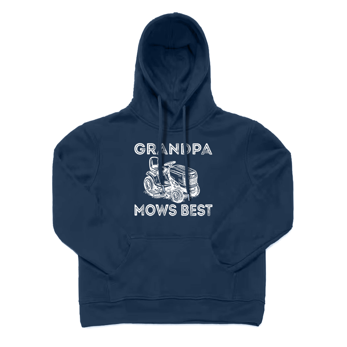 Grandpa Mows Best Hoodie