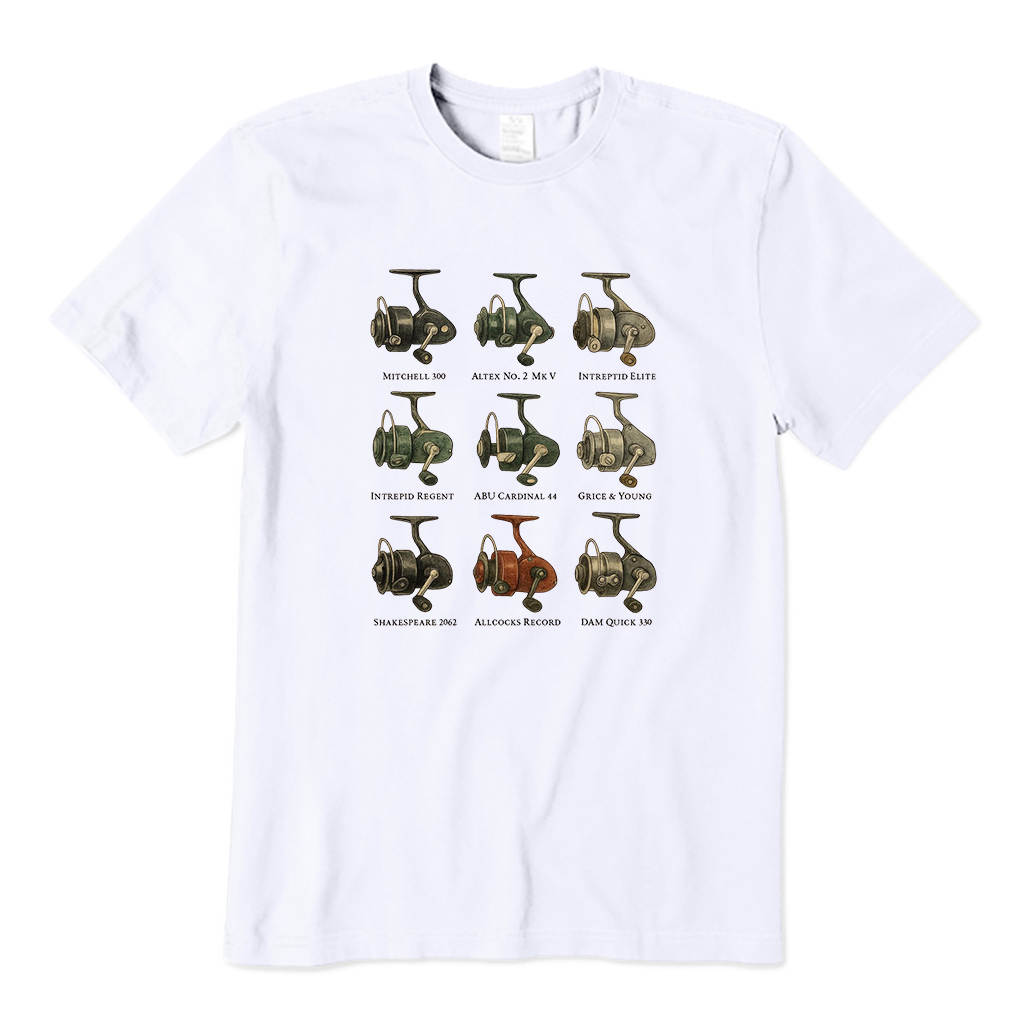 Fixed Spool Reels Fishing T-Shirt