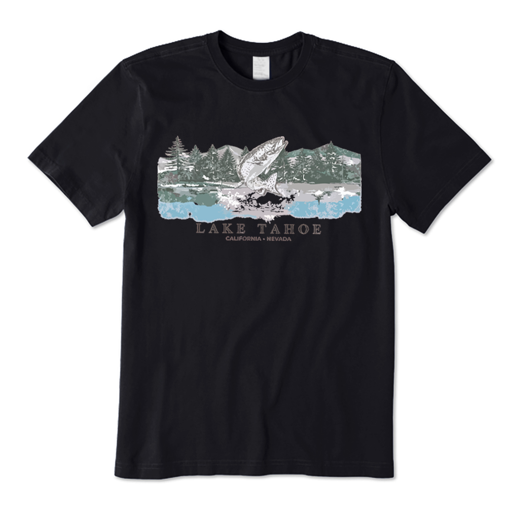 Vintage Lake Tahoe Fish T-shirt