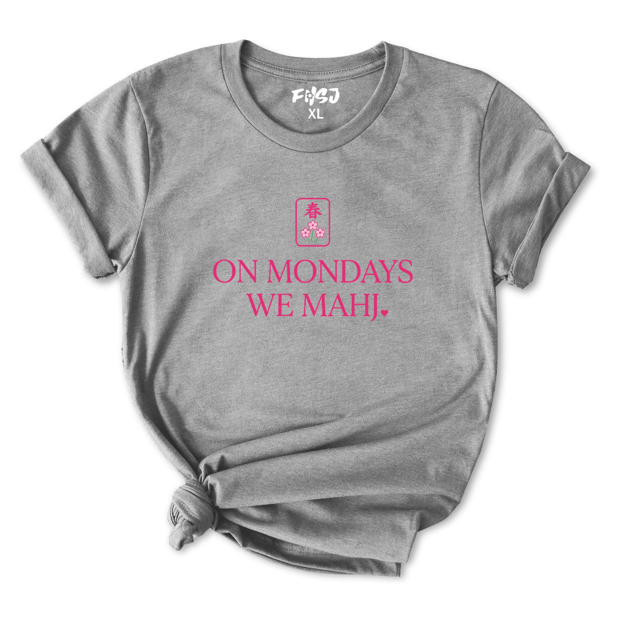 On Mondays We Mahjong T-Shirt for Women