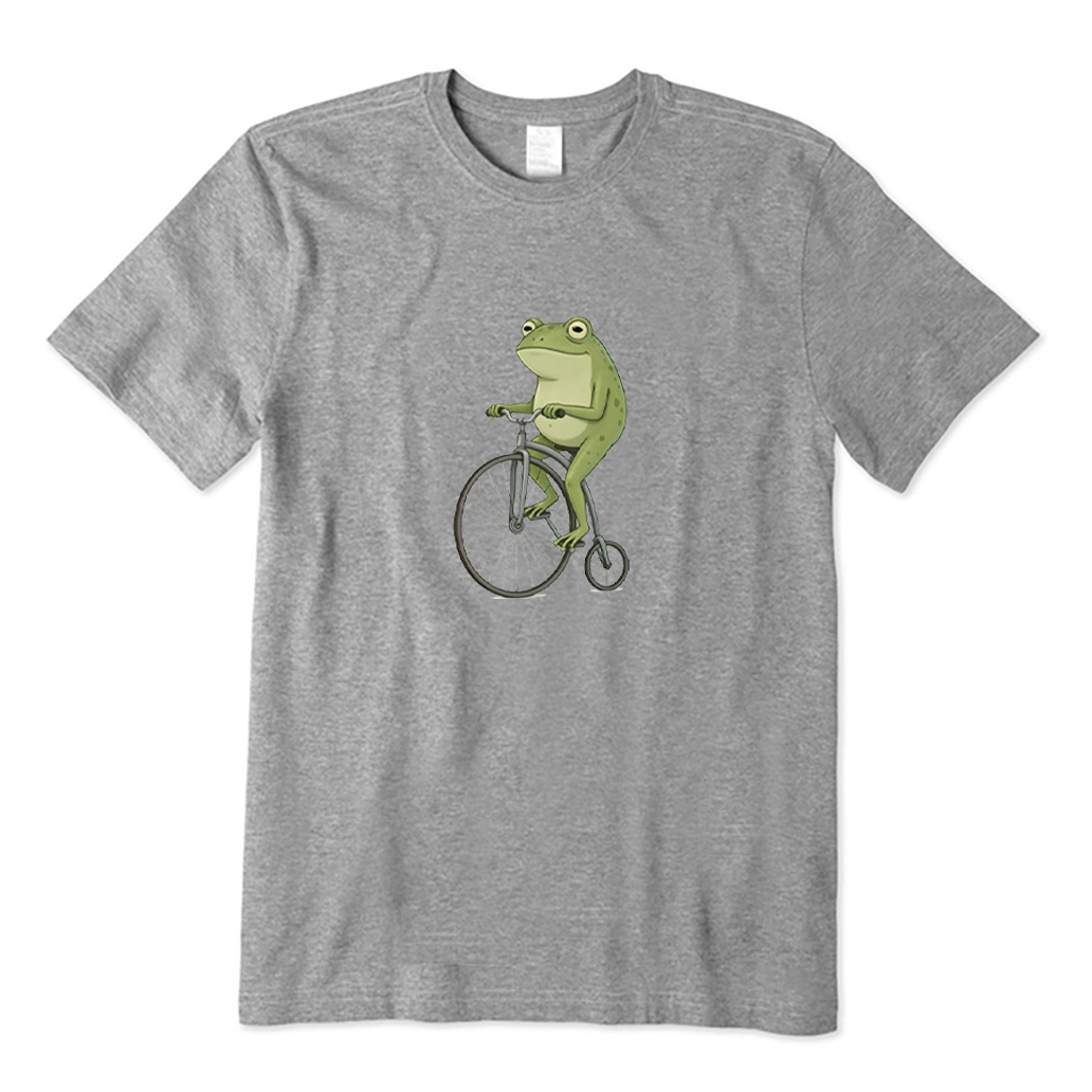 Frog on A Penny Farthing Bicycle T-shirt