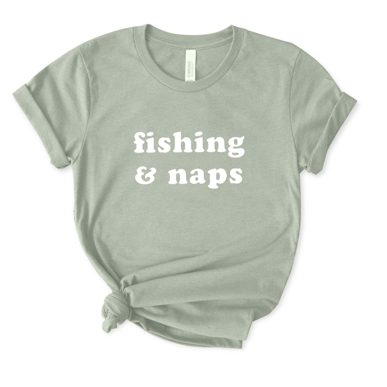 Fishing and Naps T-Shirt for Women