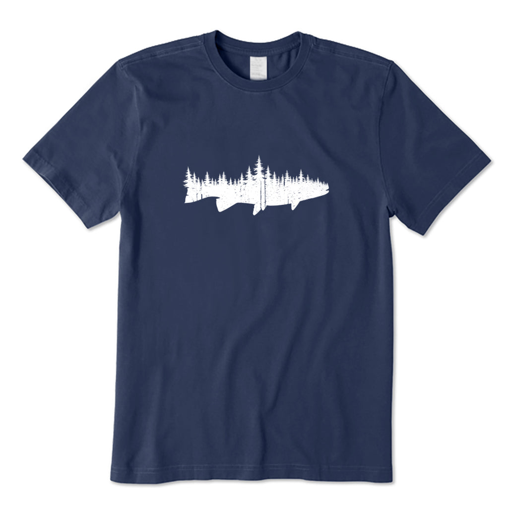 Fish Forest Landscape T-Shirt