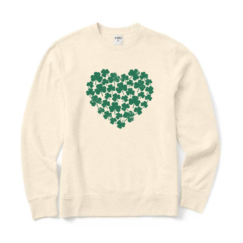 Shamrock Heart Crewneck Sweatshirt