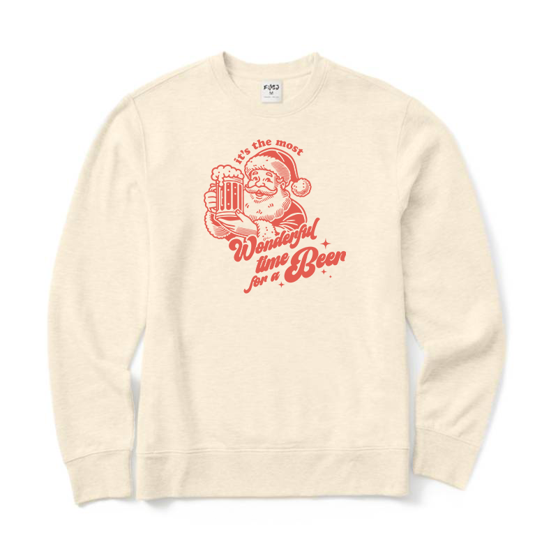 Christmas Beer Crewneck Sweatshirt