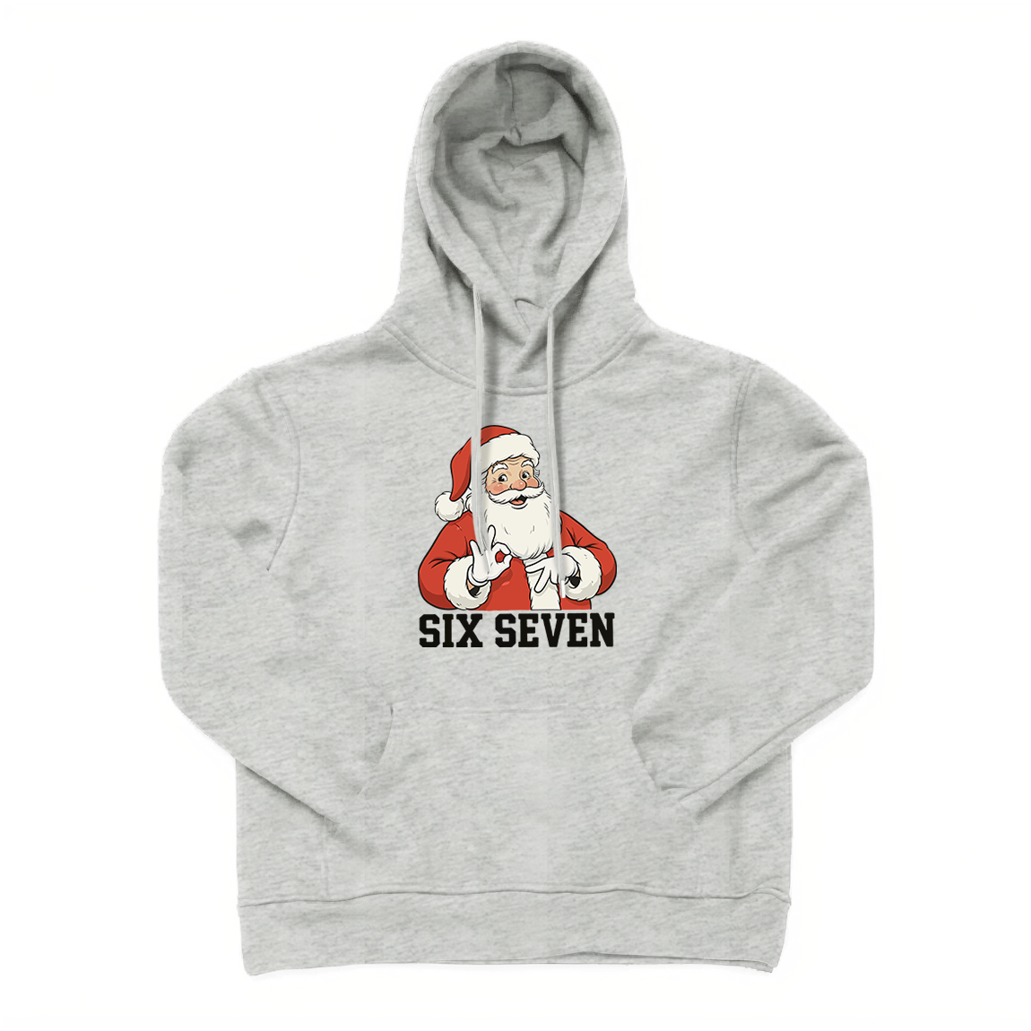 Six Seven Christmas Santa Hoodie