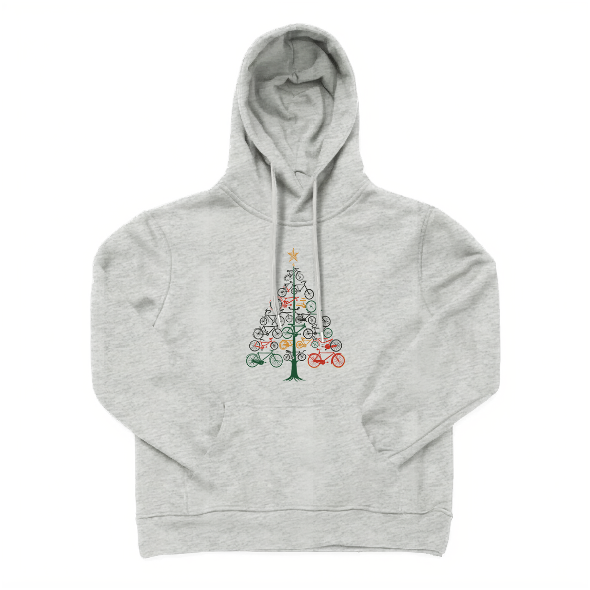 Bicycle Christmas Tree Hoodie