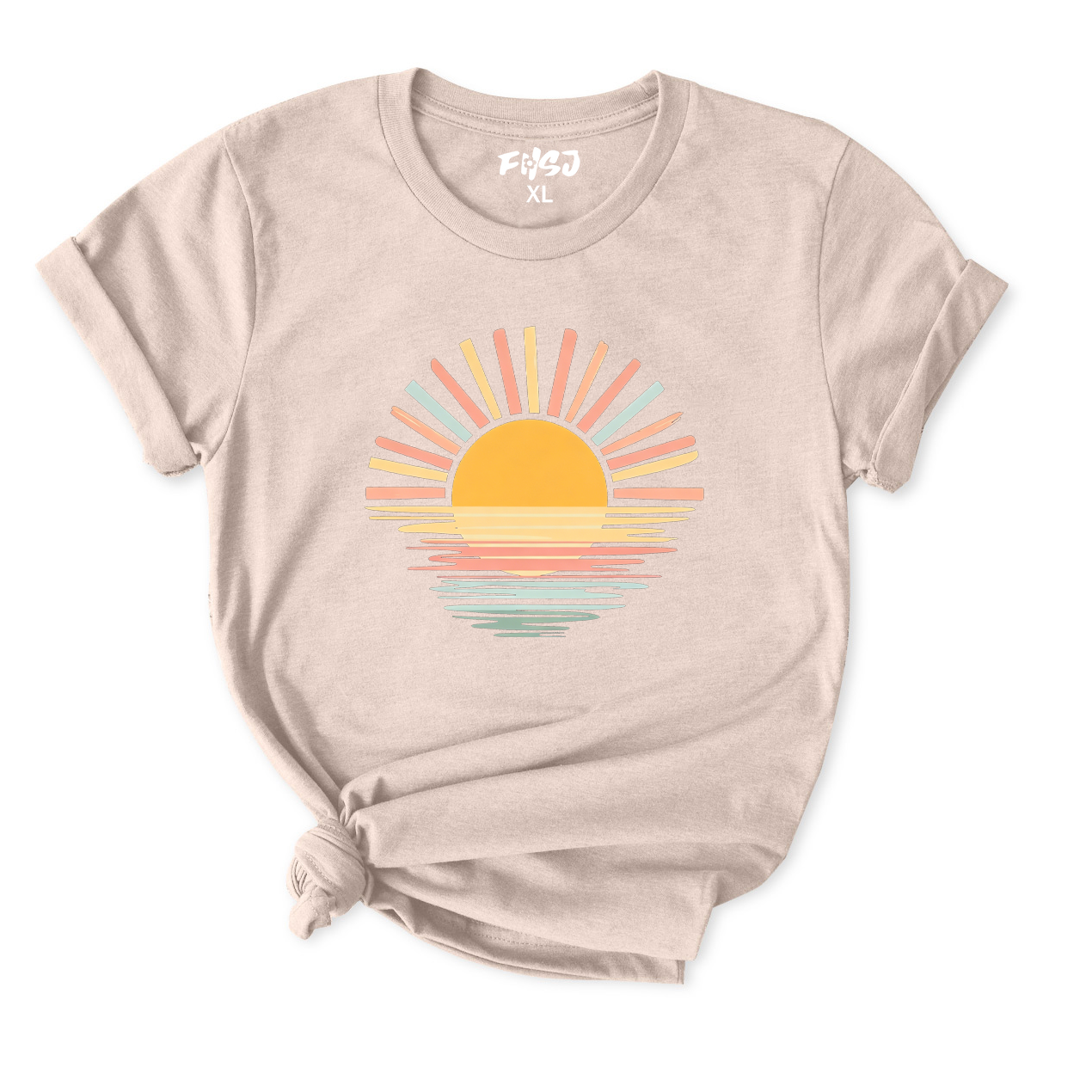 Retro Sun & Sea T-Shirt for Women