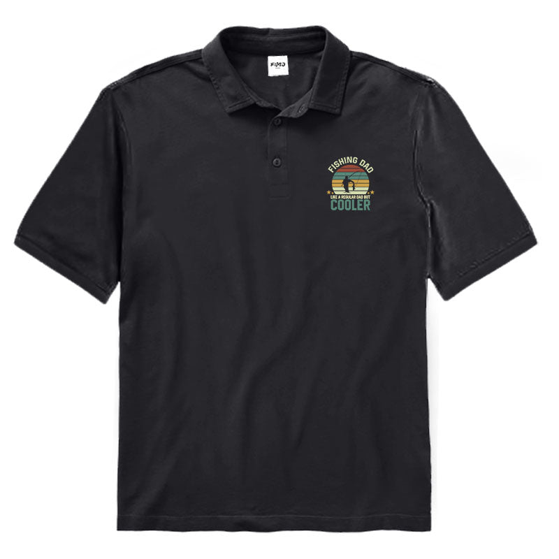 Fishing Dad Cooler Polo Shirt