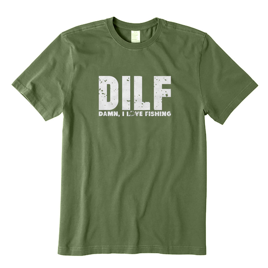 DILF Damn I Love Fishing T-Shirt