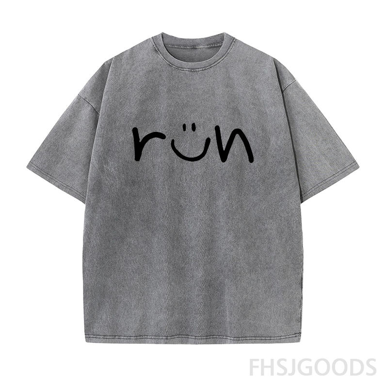 Run Unisex Distressed T-Shirt
