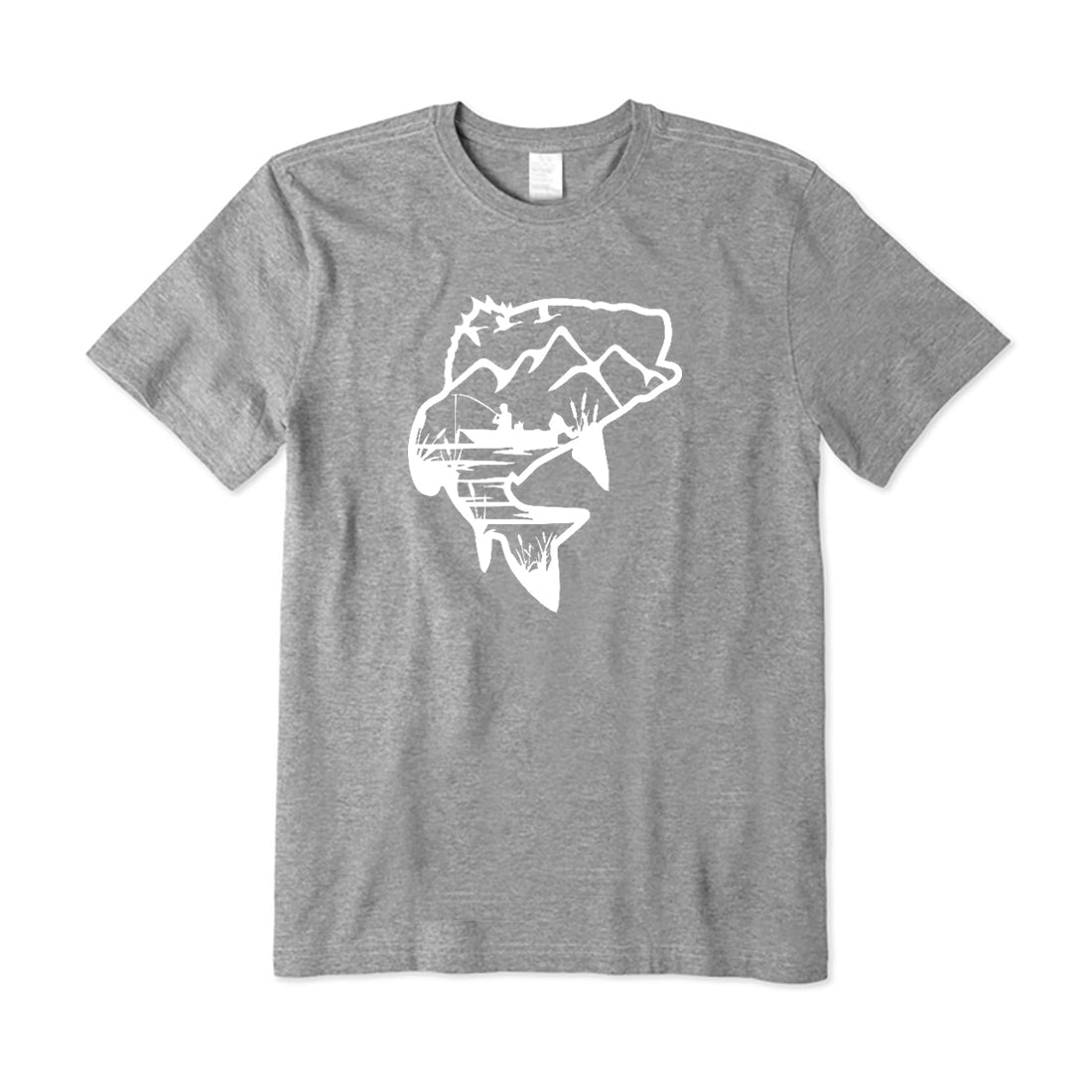 Bass Fishing Landscape T-Shirt
