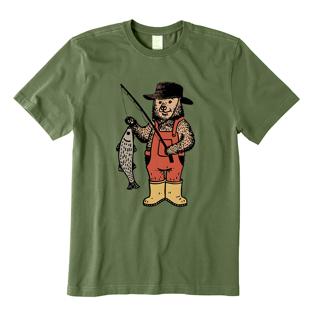 Bear Fishing T-Shirt