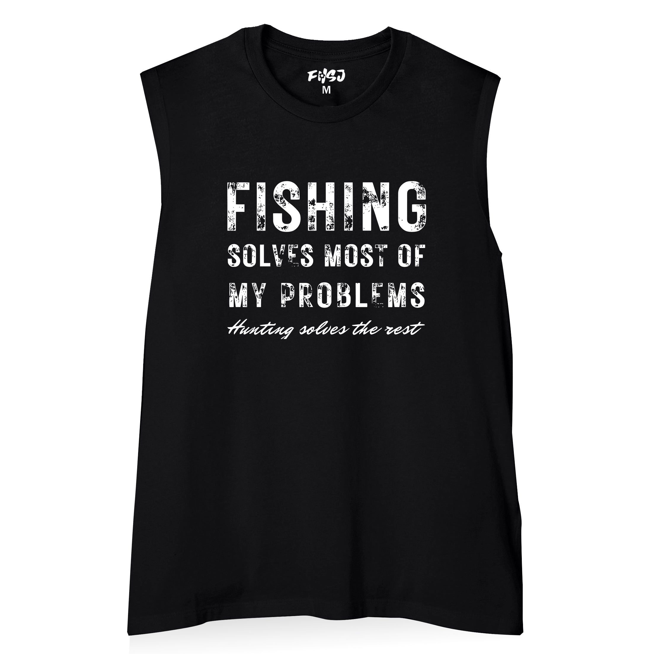 Women Fishing Solves Most of My Problems Tank Top