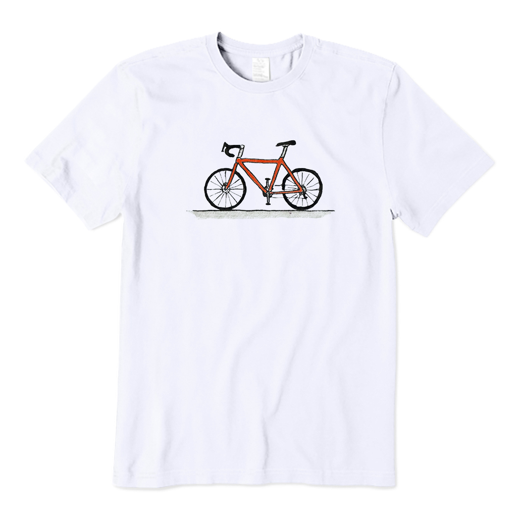 Red road bike T-Shirt
