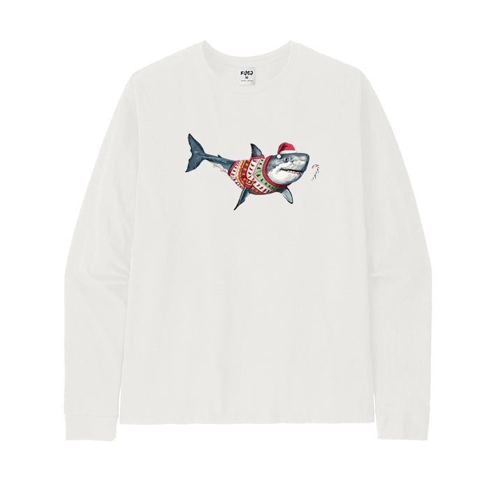 Sharks Christmas Long Sleeve T-Shirt