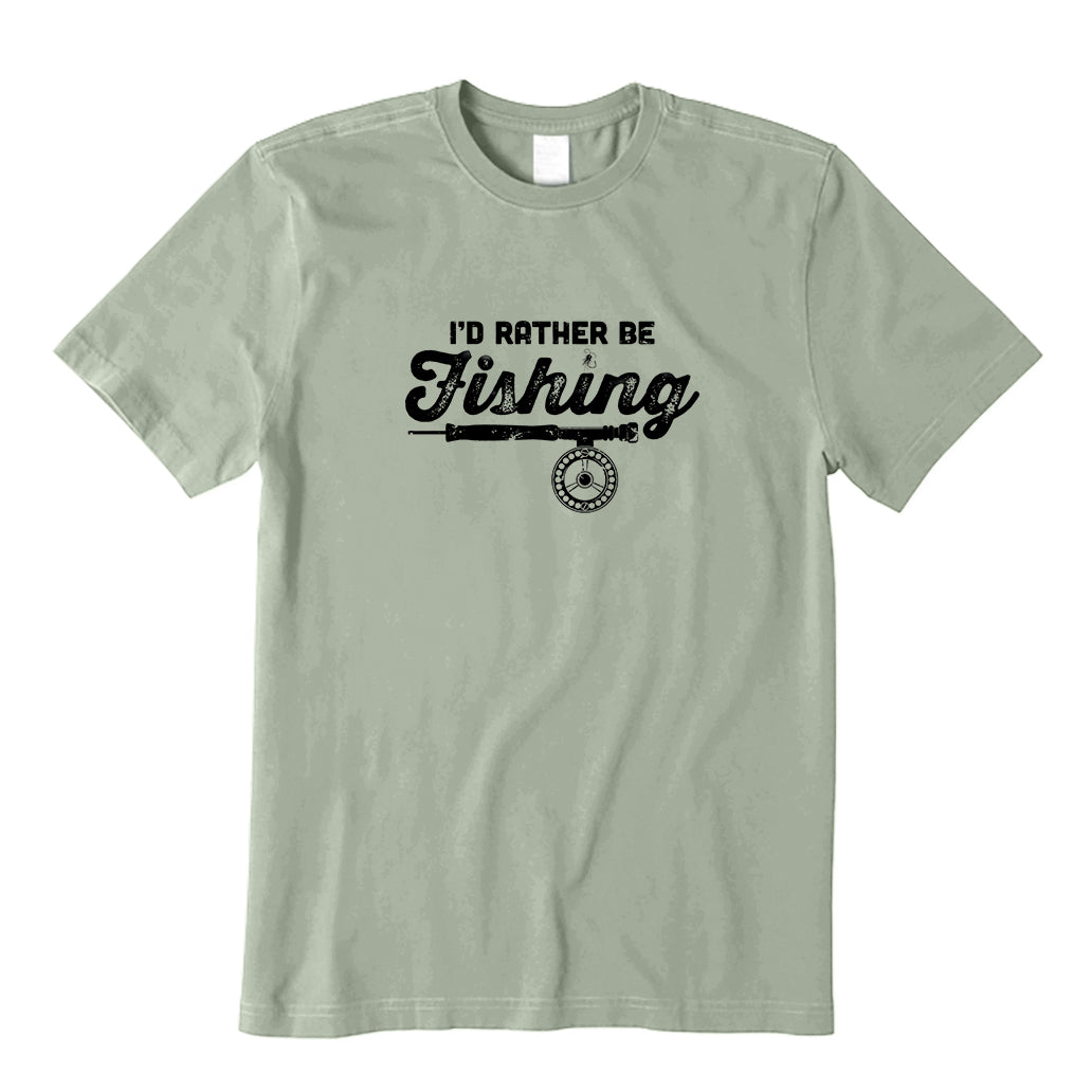 I'd Rather Be Fishing Fly Fishing T-Shirt