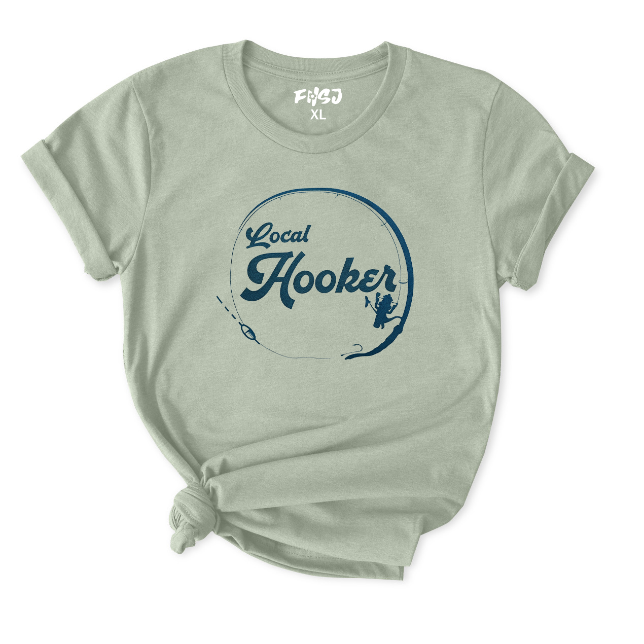 Local Hooker Fishing T-Shirt for Women