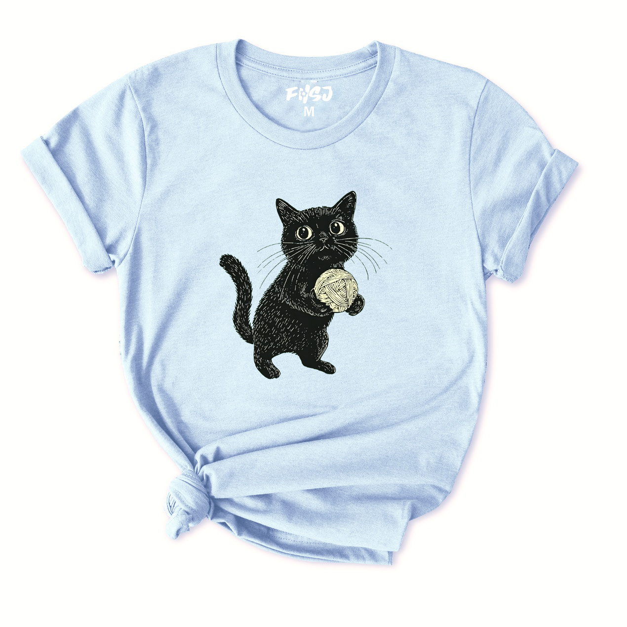 Cat Yarn T-Shirt for Women