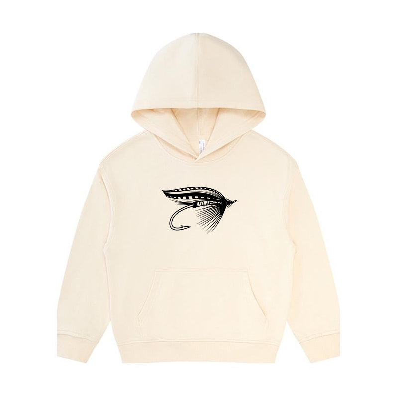 Fly Fishing Dry Fly Kid's Hoodie