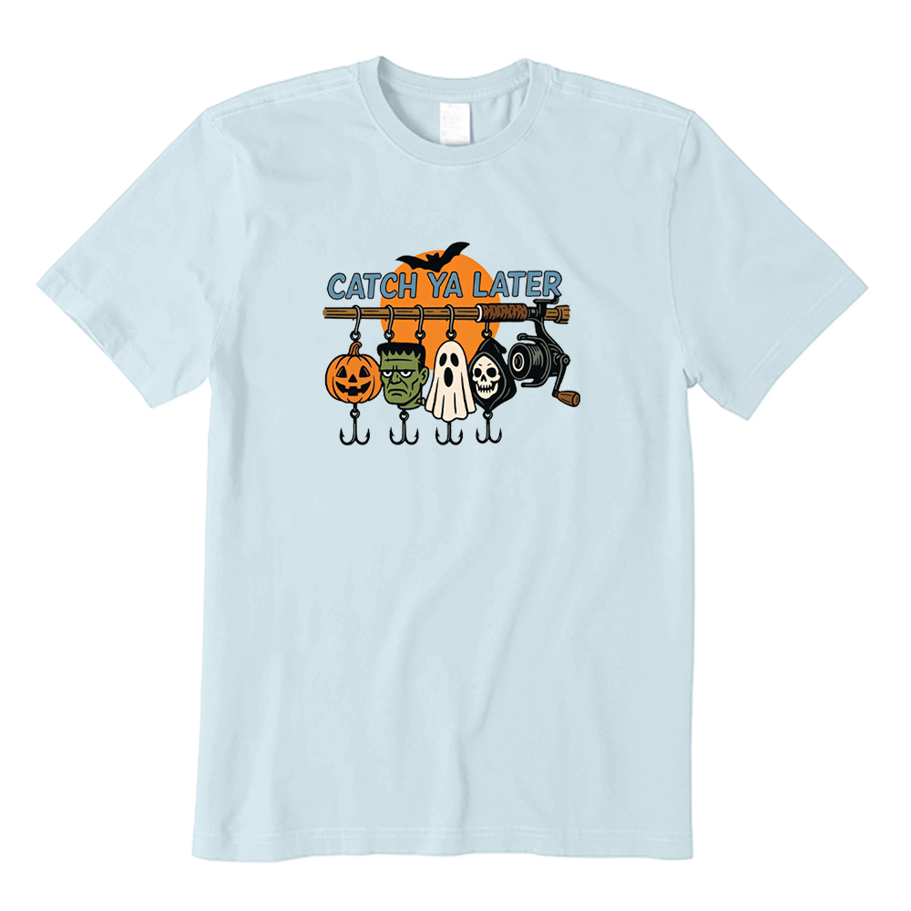 Catch Ya Later Halloween Fishing T-Shirt