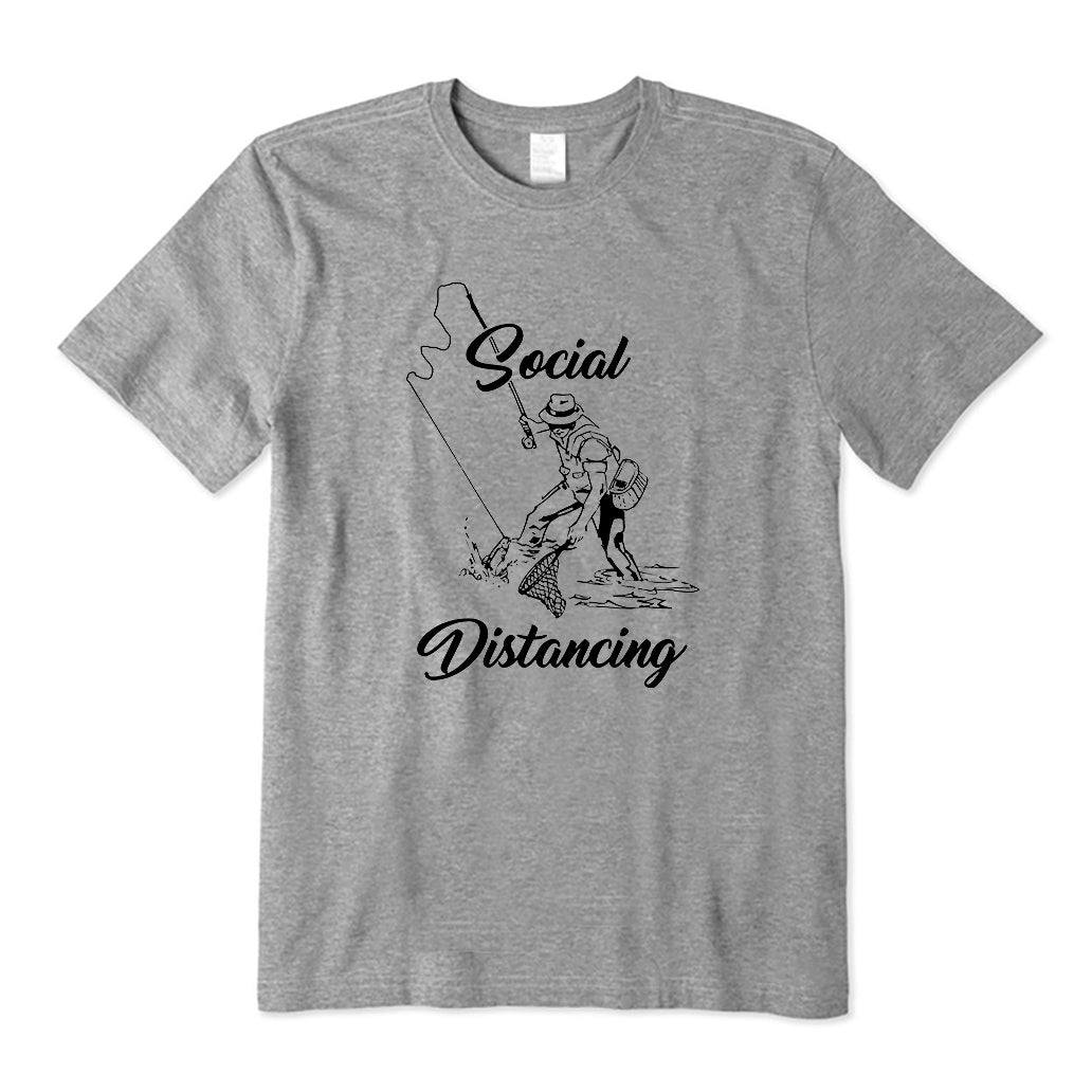 Fly Fishing Social Distancing T-Shirt