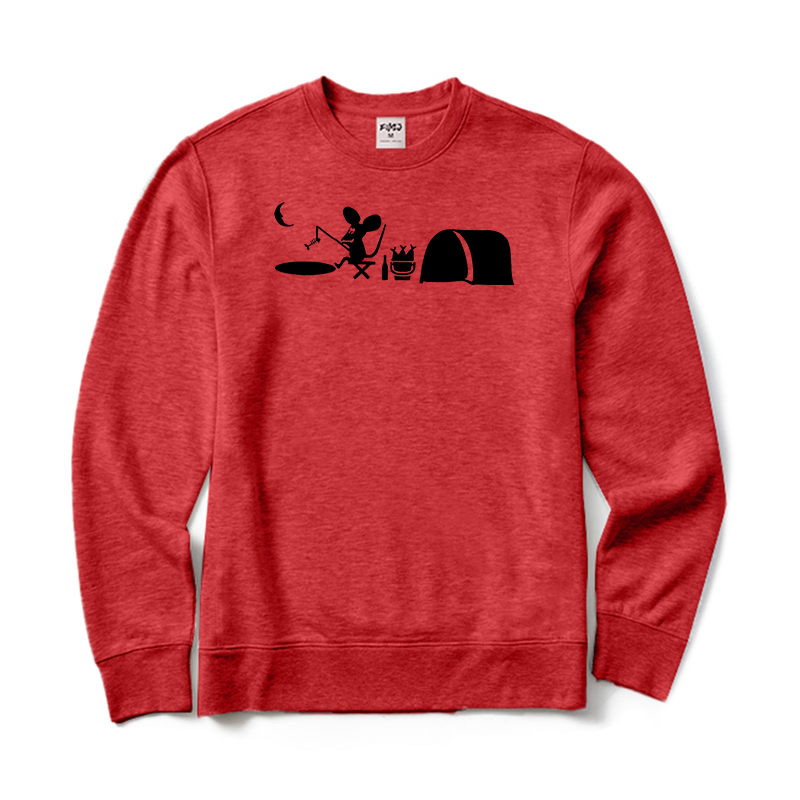 Fishing Mouse Hole Crewneck Sweatshirt