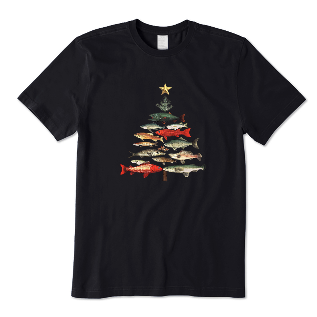 Fish Christmas Tree T-Shirt